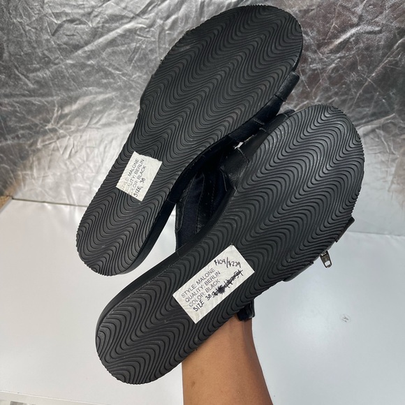 BN Ivy Lee Copenhagen Malone Leather Slides Size 38 - Picture 10 of 11